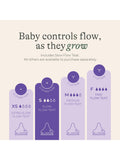 Lansinoh slow flow baby teats pack of 2 (British brand)