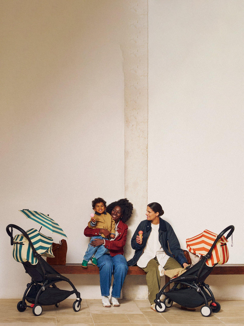 Stokke YOYO³ Riviera 6+ colour pack seat and canopy, imported from the UK