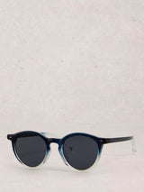 John Lewis White Stuff Preppy Round Sunglasses Blue- Buy online at McGrocer