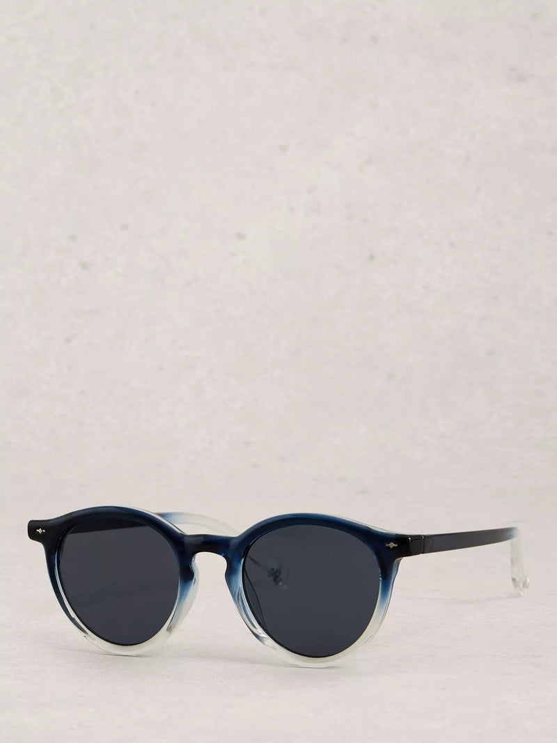 White Stuff round sunglasses blue - British product