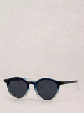 White Stuff round sunglasses blue - British product