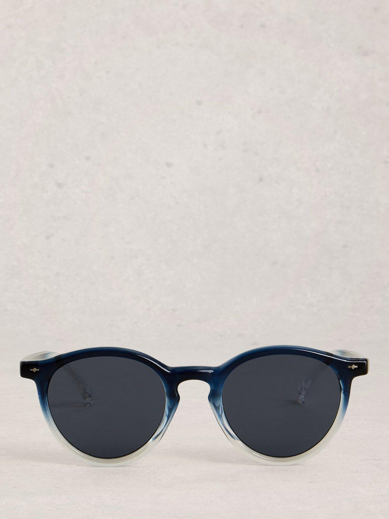 White Stuff round sunglasses blue - British product