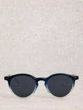 White Stuff round sunglasses blue - British product