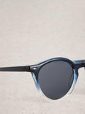 White Stuff round sunglasses blue - British product