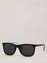 John Lewis White Stuff Wayfarer Sunglasses Black- Buy online at McGrocer