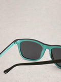 White Stuff Wayfarer sunglasses black recycled polycarbonate - British product