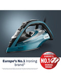 Tefal steam iron FV9853G0 Blue Black, UK version