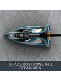 Tefal steam iron FV9853G0 Blue Black, UK version