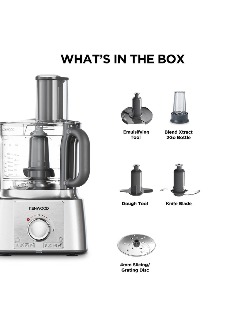 Kenwood MultiPro Express food processor silver (British brand)