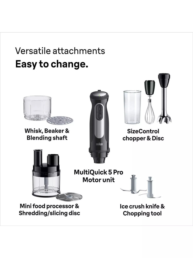 Braun MultiQuick 5 Pro hand blender black - British product