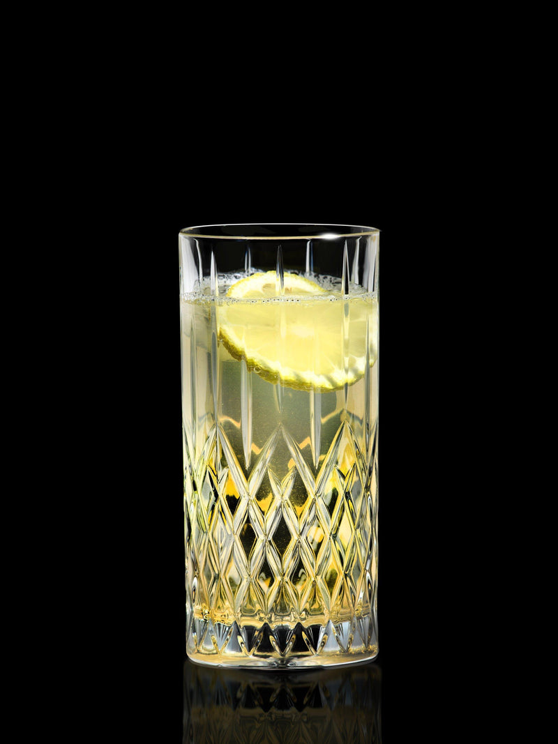 RCR Cristalleria Italiana crystal highball set of 6 375ml (British brand)