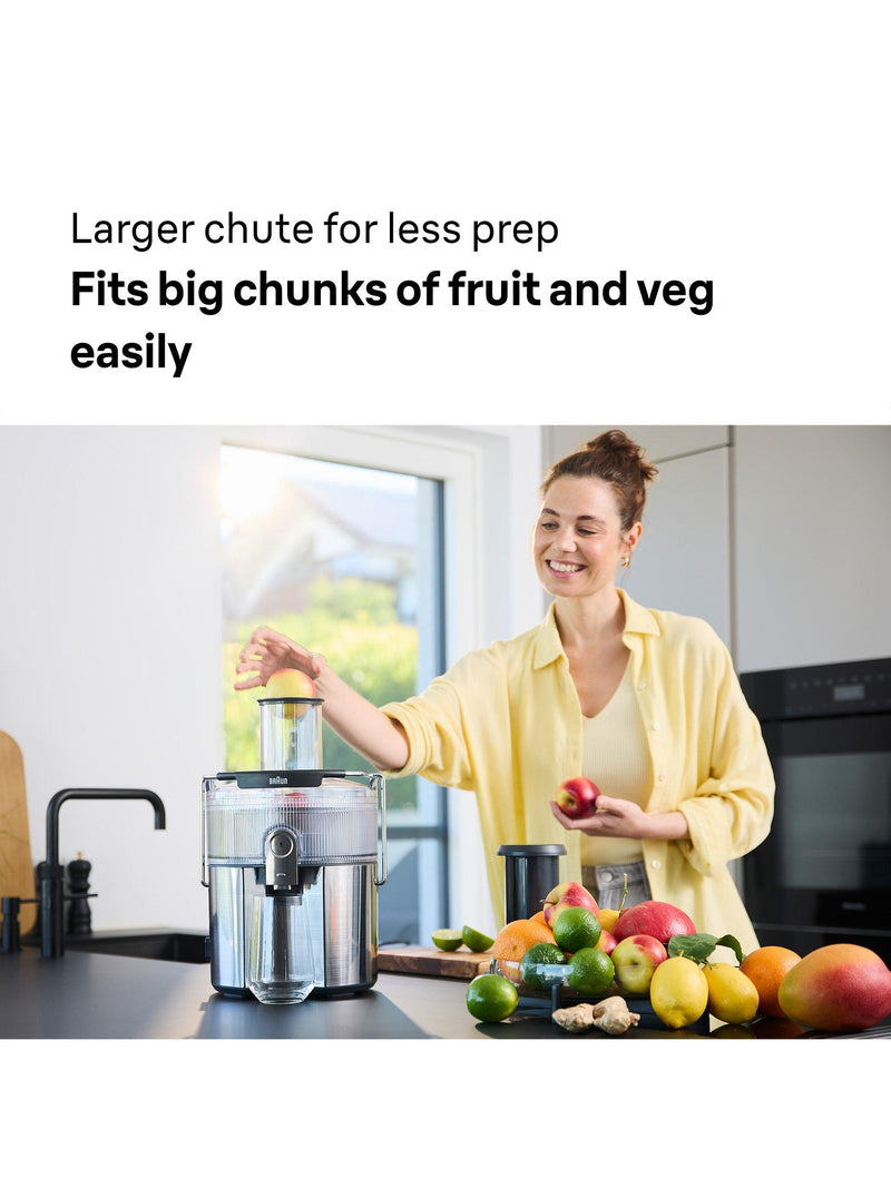 Braun MultiJuice 7 juicer silver 2.5L, UK version