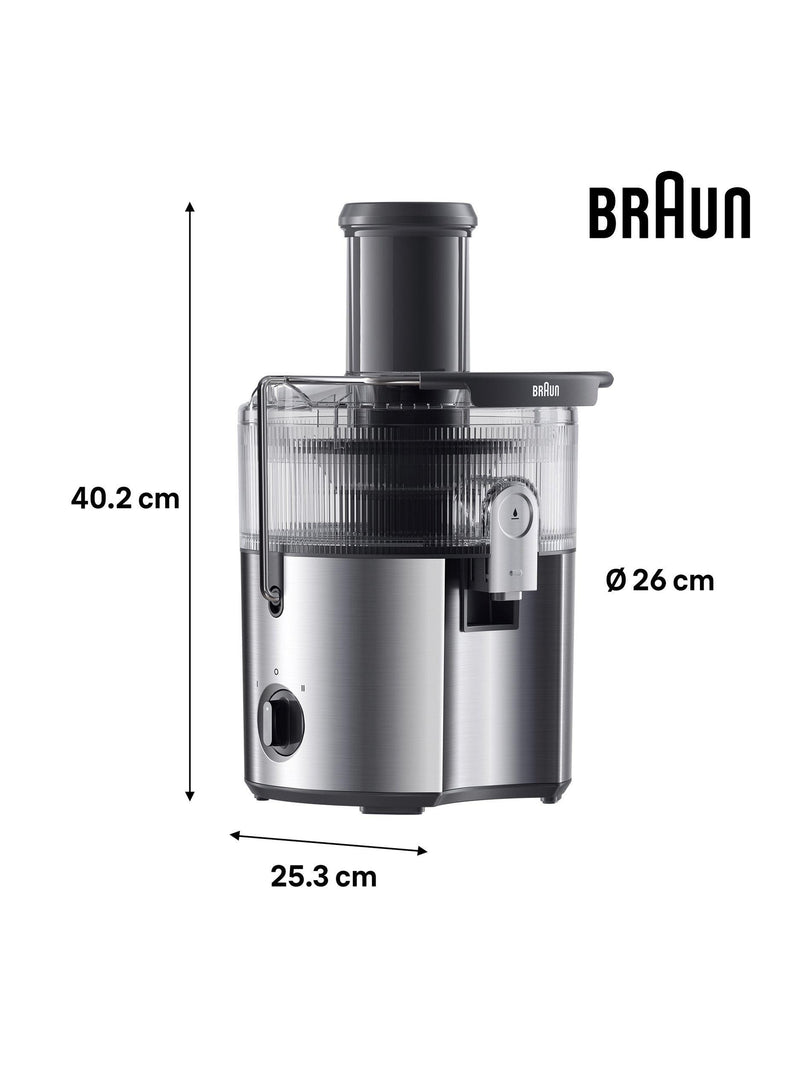 Braun MultiJuice 7 juicer silver 2.5L, UK version