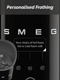 Smeg manual espresso machine with milk frother, UK version