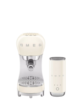 John Lewis Smeg ECF12 Manual Espresso Coffee Machine with Milk Frother- Buy online at McGrocer