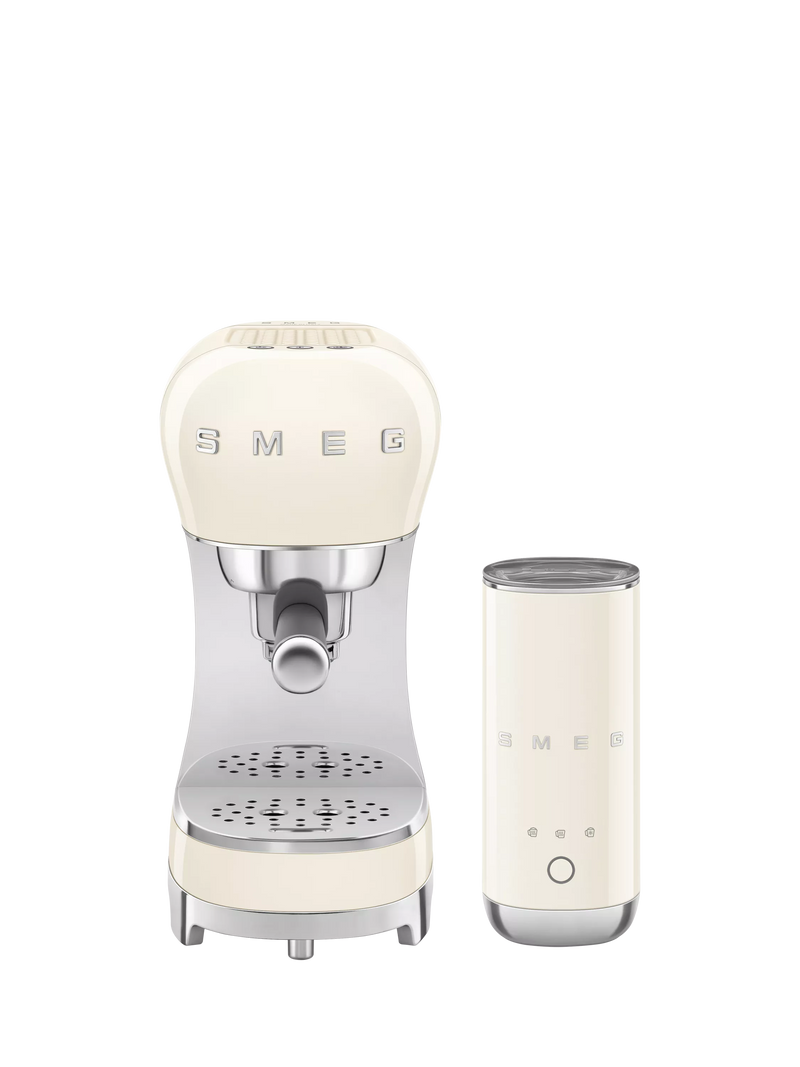 Smeg manual espresso machine with milk frother, UK version