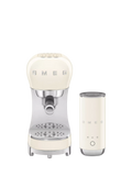 Smeg manual espresso machine with milk frother, UK version