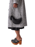 kate spade new york Duo Mini shoulder bag black silver, UK version