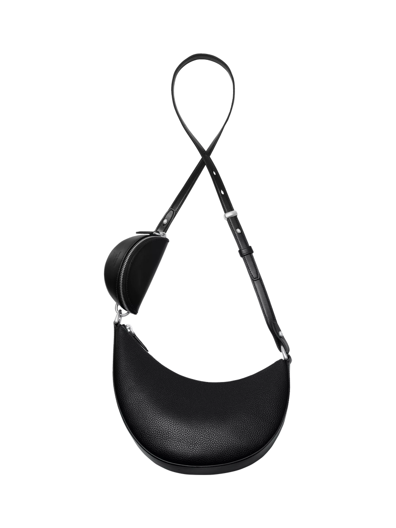 kate spade new york Duo leather handbag black and silver, imported from the UK
