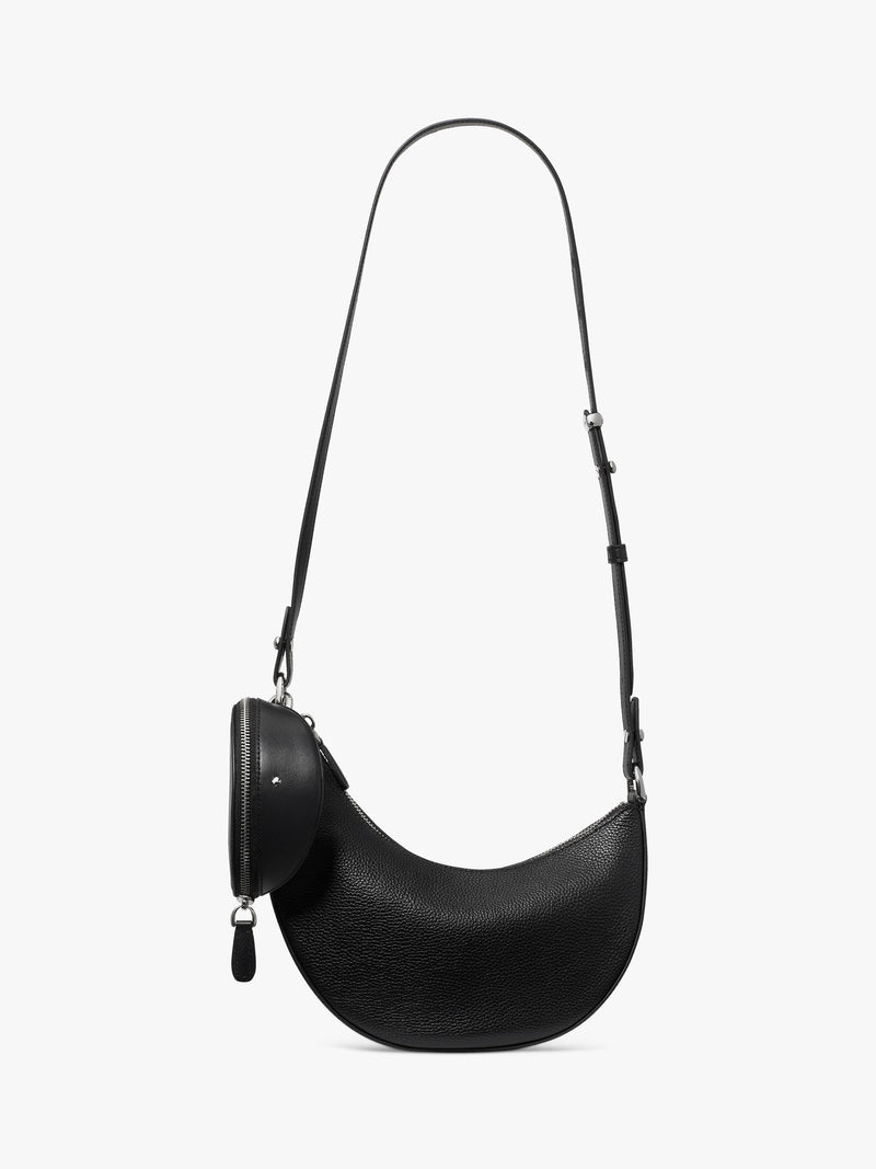 kate spade new york Duo leather handbag black and silver, imported from the UK