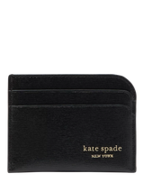 John Lewis kate spade new york Devin Leather Card Holder, Black- Buy online at McGrocer