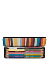 John Lewis Caran d'Ache Paul Smith BiColour Pencils Set of 12- Buy online at McGrocer