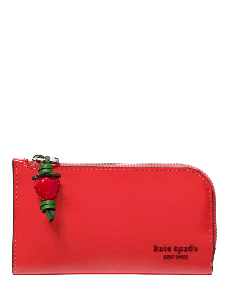 kate spade Devin leather wallet ruby red, UK version