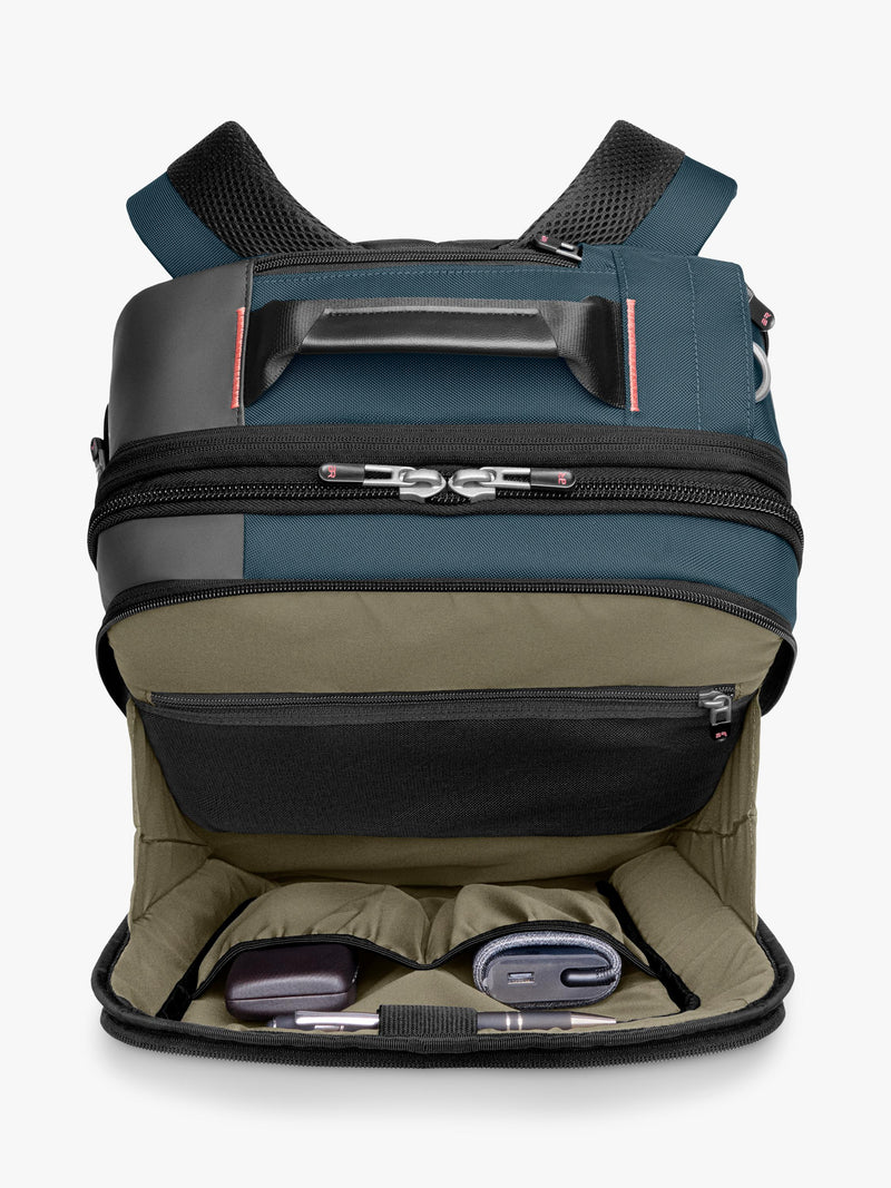Briggs & Riley Convertible Backpack Duffle in Ocean (British brand)