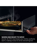 Haier HWD14ID6E warming drawer black glass, imported from the UK