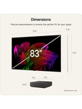 LG OLED TV W6 83 inch - British product