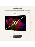 LG OLED TV W6 83 inch - British product
