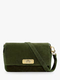 Apatchy London Maisie Midi Chocolate Suede Cross Body Bag