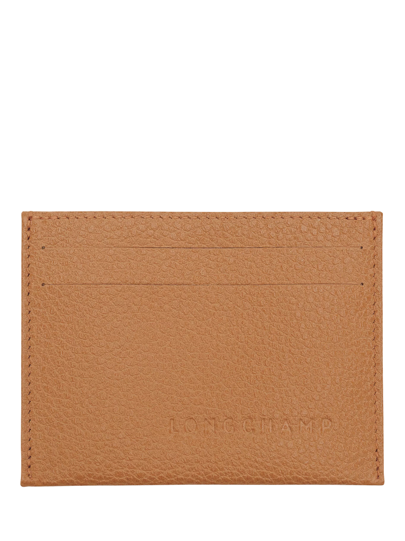Longchamp Le Foulonné Leather Card Holder
