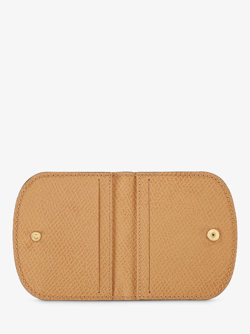 Longchamp Épure Dulce leather card holder, imported from the UK