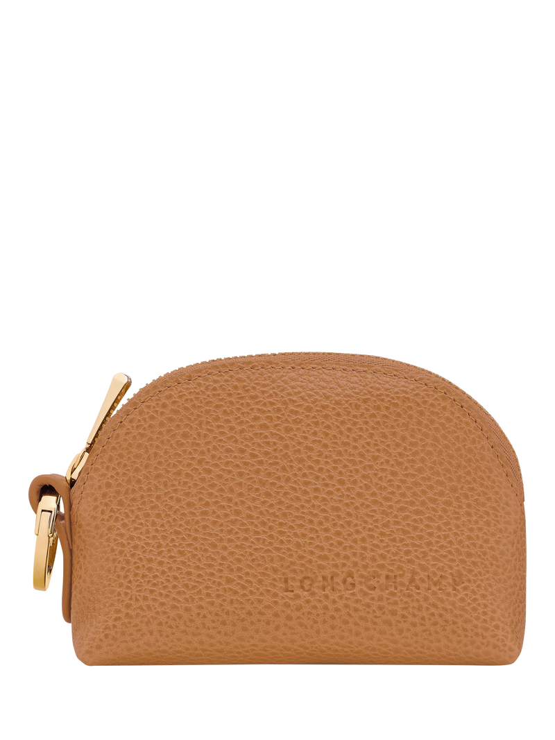 Longchamp Foulonne Leather Coin Purse
