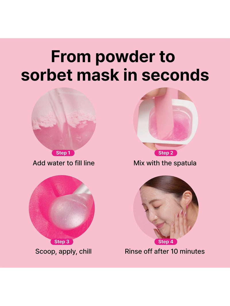 Dr.Jart Cryo Sorbet icy facial mask pack 4 (British brand)