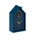 Karlsson Modern Cuckoo analogue alarm clock with gold bird (British brand)