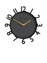 John Lewis Newgate Clocks Monorail Arabic Numeral Wall Clock, 40cm, Black- Buy online at McGrocer