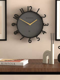 Newgate Clocks Monorail Arabic numeral wall clock 40cm black - British product