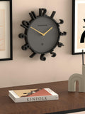 Newgate Clocks Monorail Arabic numeral wall clock 40cm black - British product