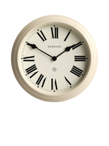 John Lewis Newgate Clocks Notting Hill Roman Numeral Analogue Wall Clock, 44.5cm, Cream- Buy online at McGrocer
