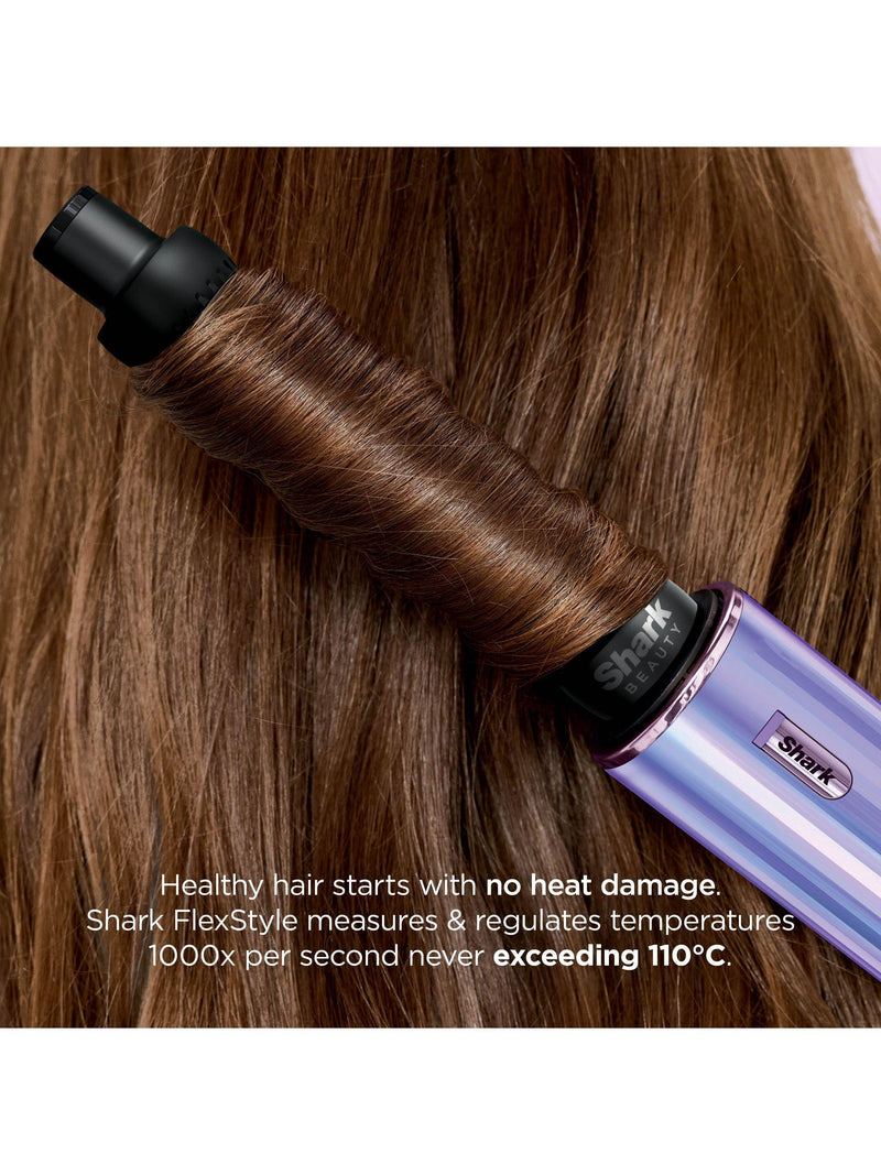 Shark FlexStyle 4-in-1 styling wand Orchid Sunrise, imported from the UK
