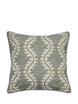 John Lewis OKA Lahar Dune Green Scatter Cushion 51x51cm- Buy online at McGrocer