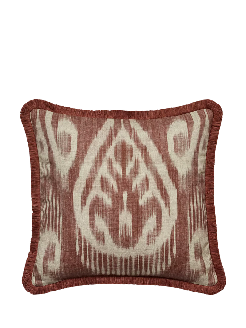 OKA Lillian cushion warm red 51x51cm - British product