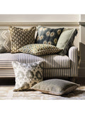 OKA Samamit Dune Green cushion 51x51cm, imported from the UK