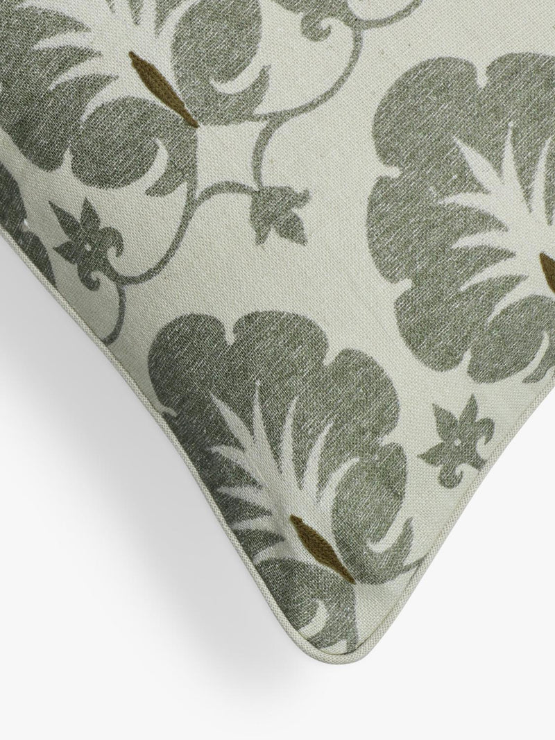 OKA Samamit Dune Green cushion 51x51cm, imported from the UK