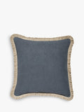 OKA stonewashed linen cushion 51x51cm, imported from the UK