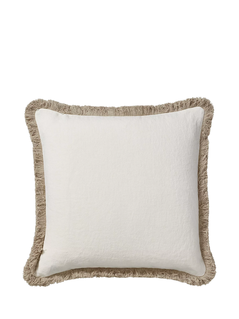 OKA stonewashed linen cushion 51x51cm, imported from the UK