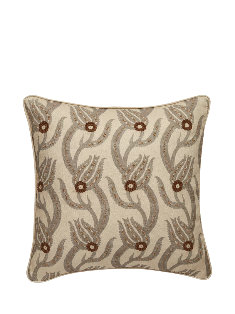 OKA Muhibbi Cushion, Pewter