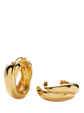 Missoma chunky cross over hoop earrings - British product